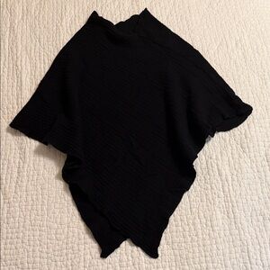 Love Your Melon Black Cashmere Shawl